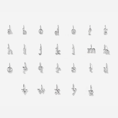 Initial Sterling Silver Charm by Little Sky Stone