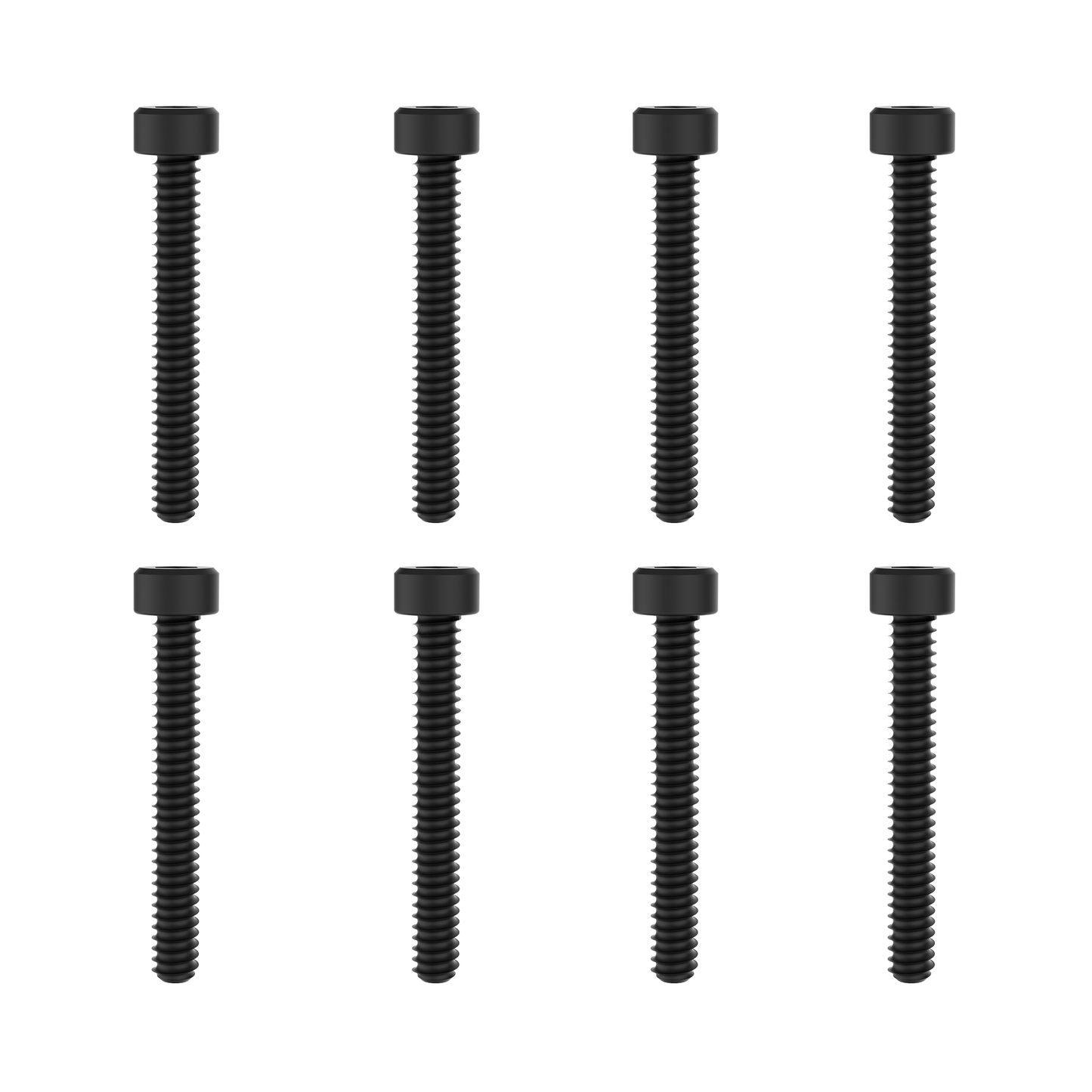 UDIRC Hex Socket Self Tapping Screw 2.6x20mm Black for UD16 Series RC Truck (Part No. M01-006) - 8 Pcs