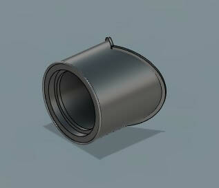 SJP-Ax03a McKeen nose mounted headlight