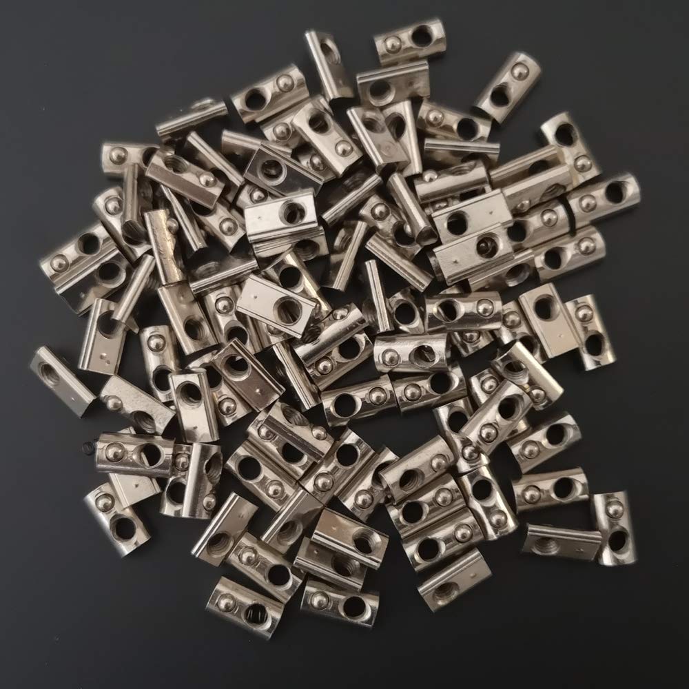 Roll In T Slot Nut Spring Ball Loaded 2020 M3 M5