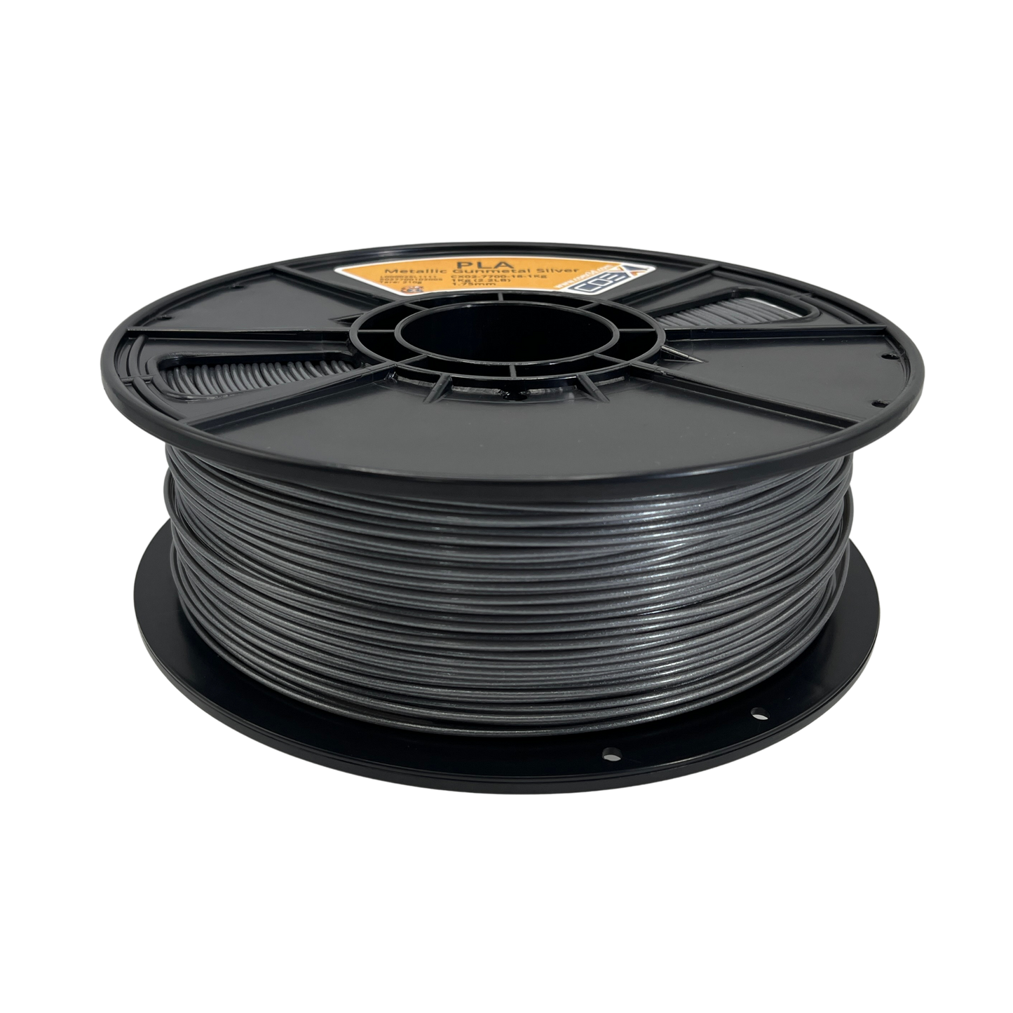 Metallic Gunmetal Silver PLA