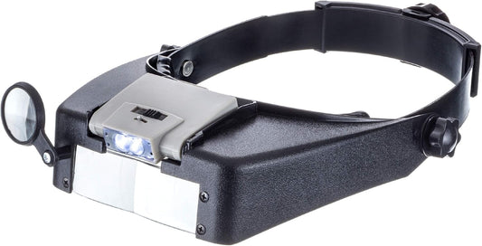 Illuminated Dual Lens Flip-In Head Magnifier