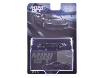 McLaren 750S Saros Gray Limited Edition 1/64 Diecast Model Car by Mini GT  free shipping USA