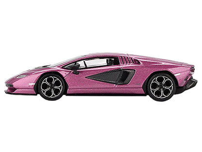 Lamborghini Countach LPI 800-4 Viola 30th Metallic Limited Edition 1/64 Diecast Model Car by Mini GT