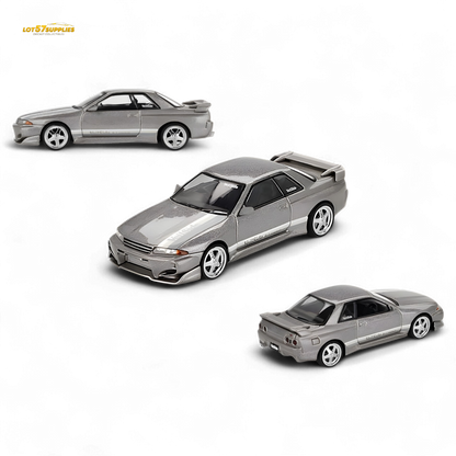 Mini GT Nissan Skyline GT-R R32 Veilside Combat Grey 1:64