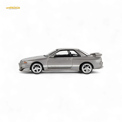 Mini GT Nissan Skyline GT-R R32 Veilside Combat Grey 1:64