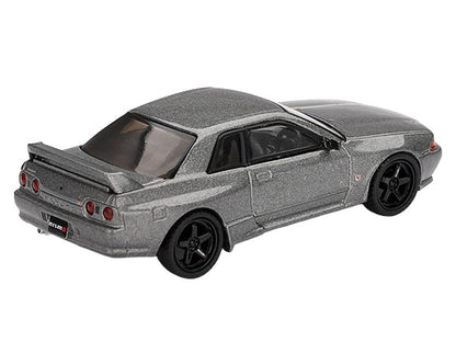Nissan Skyline GT-R (NISMO BNR32 CRS Version) RHD (Right Hand Drive) Dark Metal Gray Metallic Limited Edition 1/64 Diecast Model Car by Mini GT