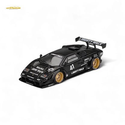 Mini GT Lamborghini Countach LB-WORKS Black 1:64