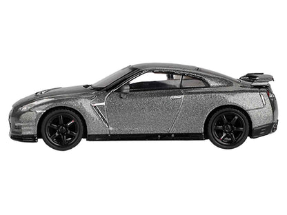 Nissan GT-R Nismo R35 CRS Version RHD (Right Hand Drive) Dark Metal Gray Metallic Limited Edition 1/64 Diecast Model Car by Mini GT