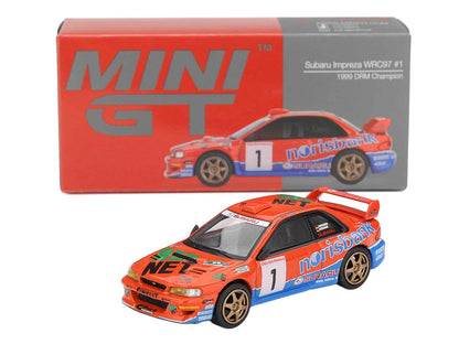 Subaru Impreza WRC97 #1 Armin Kremer - Fred Berssen Champion "Deutsche Rallye Meisterschaft (DRM)" (1999) Limited Edition 1/64 Diecast Model Car by Mini GT