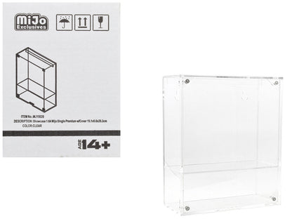 Showcase Premium Collector Single Display Case with Shelf "Mijo Exclusives" for 1/64 Scale Models  free shipping USA