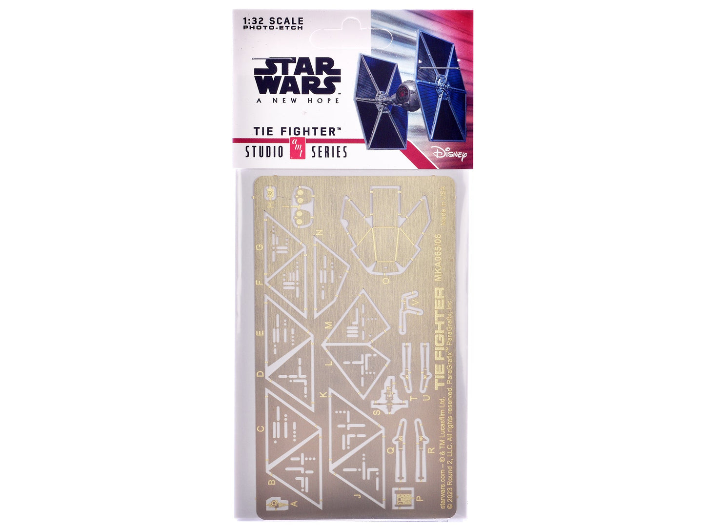 Photoetch Set for "Star Wars: A New Hope" Tie Fighter Kit 1/32 Scale by AMT  free shipping USA