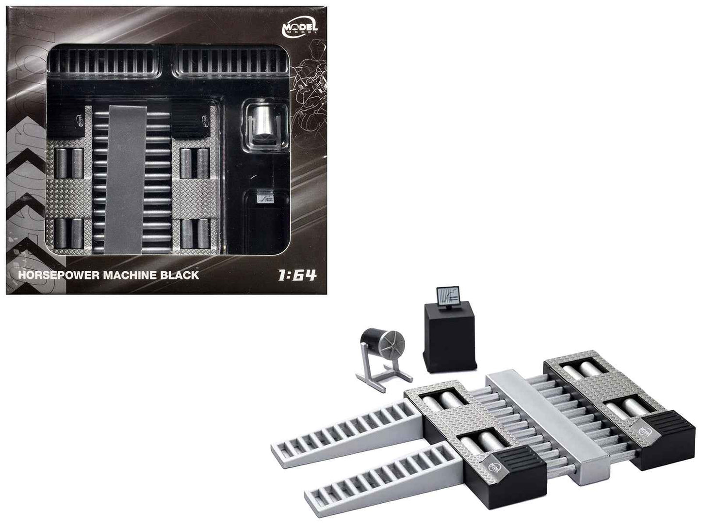 Horsepower Machine Black 1/64 Diecast Model by Model Model