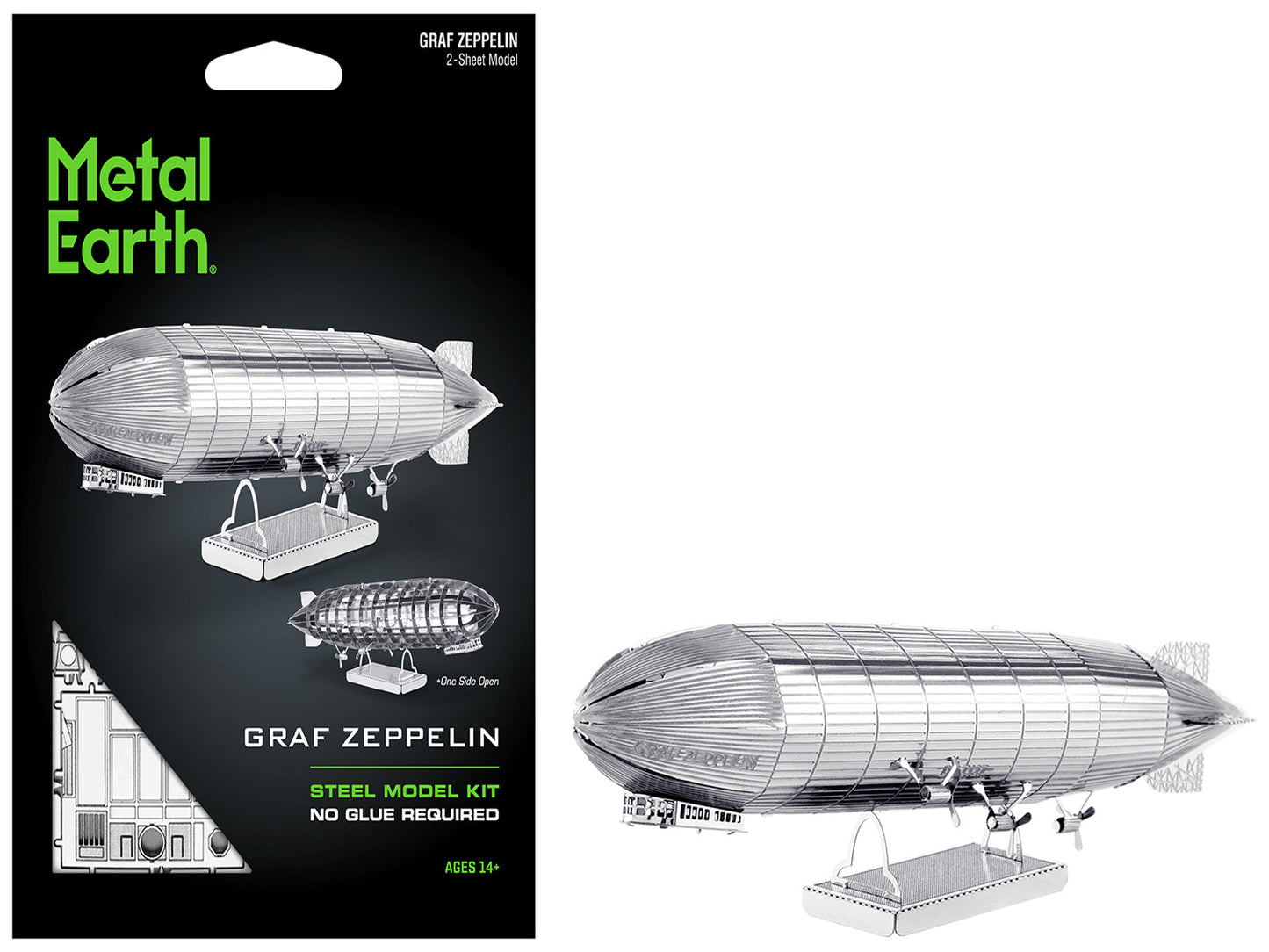 Model Kit Graf Zeppelin Airship (Moderate Difficulty) Steel Model by Metal Earth - Use code SHOPAPP15 to get 15 percent off  free shipping USA