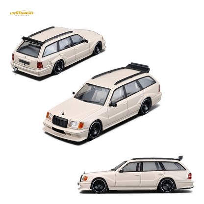 (Pre-Order) Mortal Mercedes-Benz S124 - Milk Tea Color 1:64