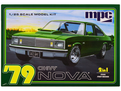 Skill 2 Model Kit 1979 Chevrolet Nova 2-in-1 Kit 1/25 Scale Model by MPC  free shipping USA