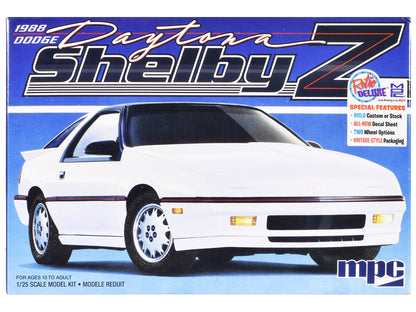 Skill 2 Model Kit 1988 Dodge Shelby Daytona Z 2-in-1 Kit 1/25 Scale Model by MPC  free shipping USA