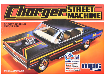 Skill 2 Model Kit 1967 Dodge Charger Street Machine 1/25 Scale Model by MPC  free shipping USA