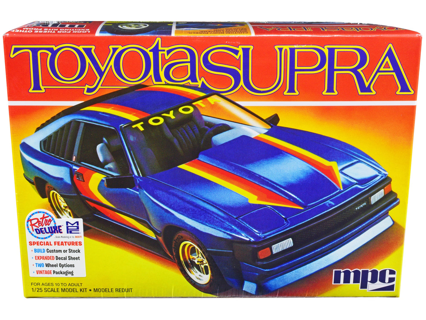 Skill 2 Model Kit 1983 Toyota Celica Supra 1/25 Scale Model Car by MPC  free shipping USA