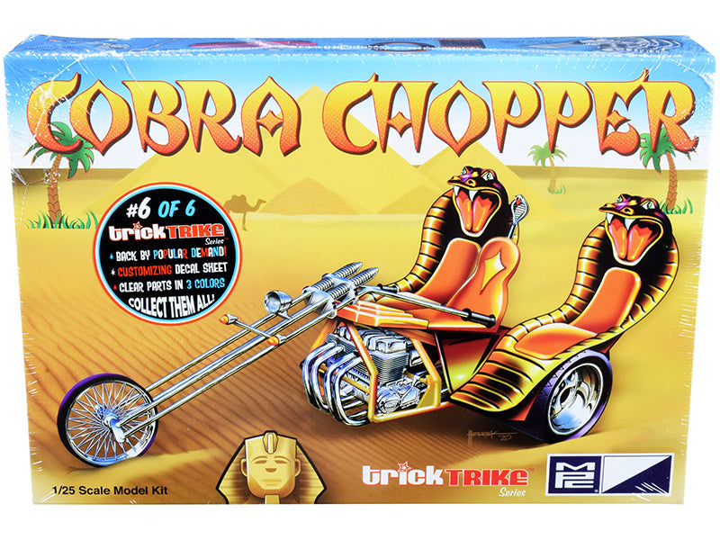 Skill 2 Model Kit Cobra Chopper "Trick Trikes" Series 1/25 Scale Model by MPC  free shipping USA