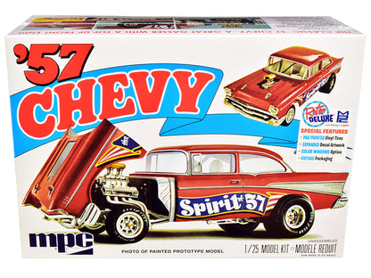 Skill 2 Model Kit 1957 Chevrolet Gasser Flip Nose "Spirit of 57" 1/25 Scale Model by MPC  free shipping USA