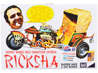 Skill 2 Model Kit George Barris' Wild Chinatown Express Ricksha 1/20 Scale Model by MPC  free shipping USA