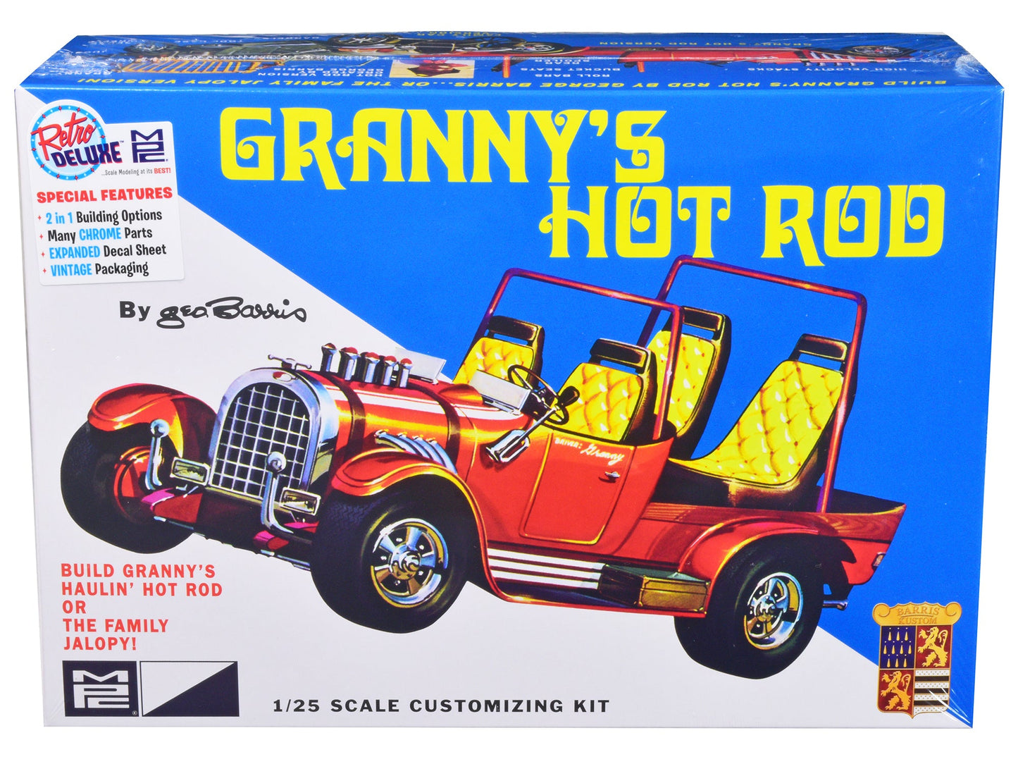 Skill 2 Model Kit Granny's Hot Rod By George Barris 2-in-1 Kit 1/25 Scale Model by MPC  free shipping USA