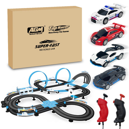 MR-06L Victory Set Slot Car Racing Track – High-Speed Electric Racing Game for Kids & Families