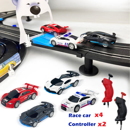 MR-06L Victory Set Slot Car Racing Track – High-Speed Electric Racing Game for Kids & Families
