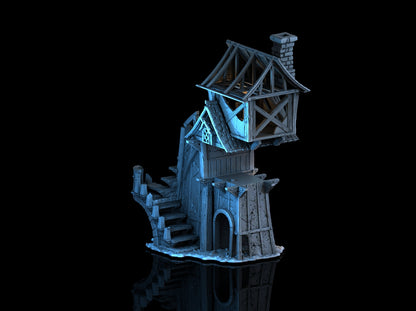 Adrian-3DP4U - House Ruins 4 - 28mm