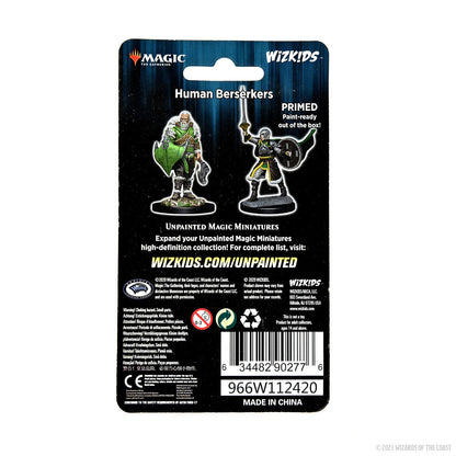 Magic: the Gathering - Unpainted Miniatures - Human Berserkers