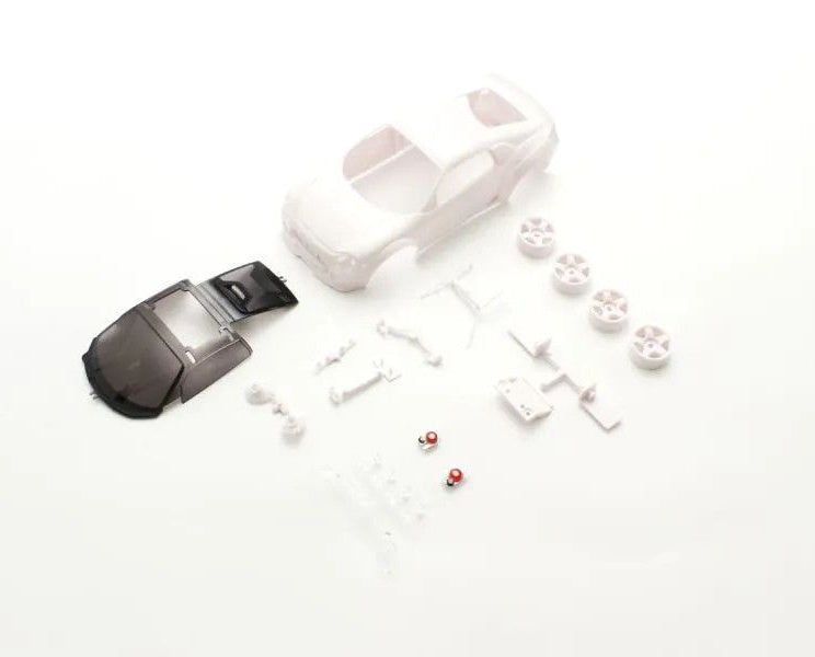 Kyosho MZN211 Honda Neo Classic Racer White Body Set w/Wheels Mini-Z AWD