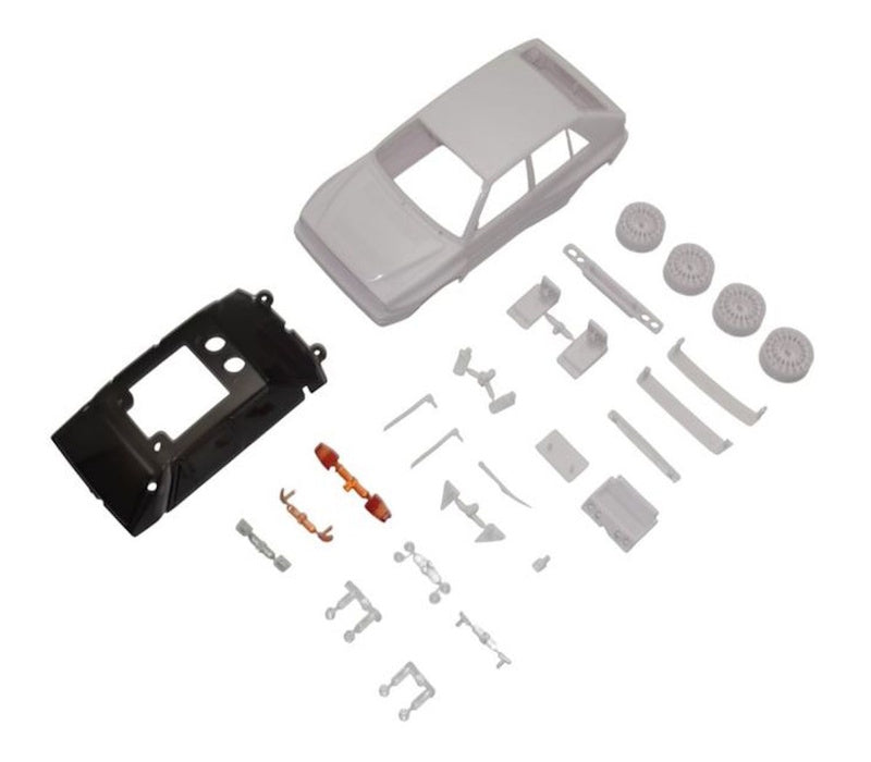 Kyosho MZN237 Lancia Delta No.4 1992 White Body Set w/Wheels Mini-Z AWD