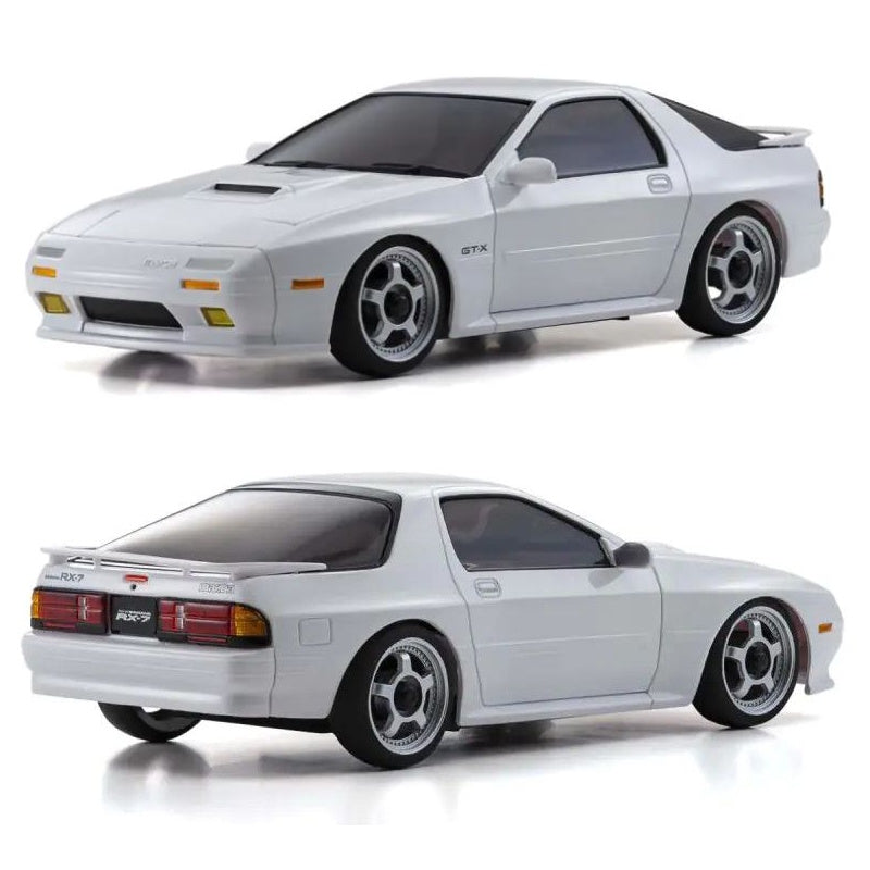 Kyosho MZP464W Mazda Savanna RX-7 FC3S White Auto Scale Body Mini-Z AWD