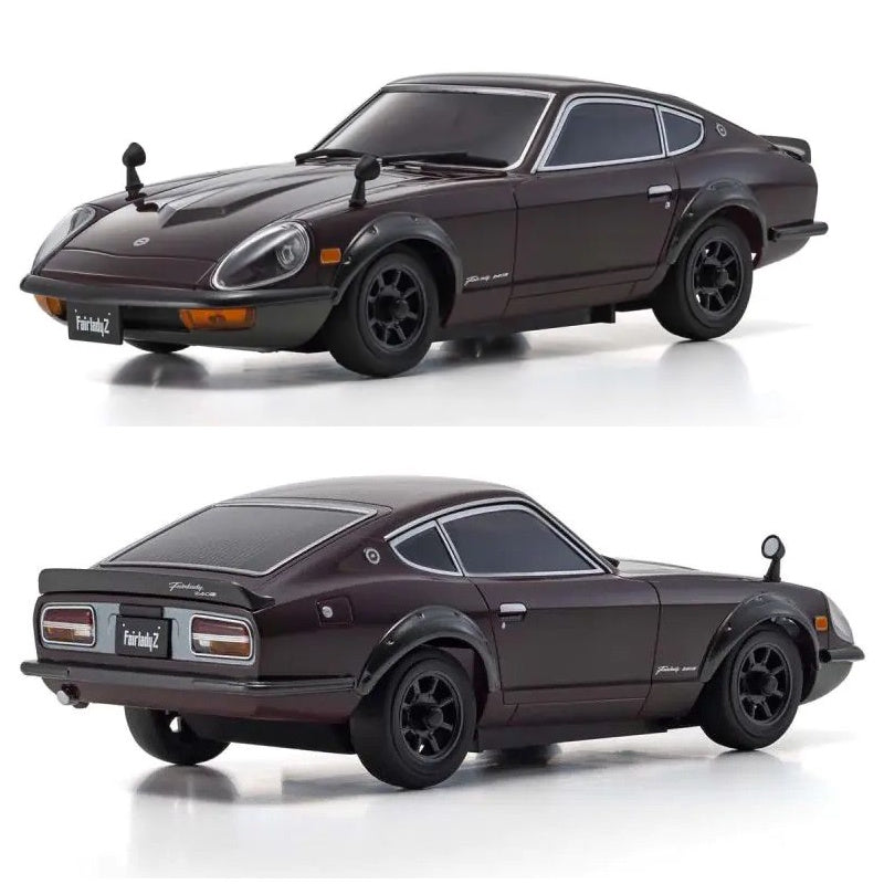 Kyosho MZP467MR Nissan Fairlady 240ZG Maroon Auto Scale Body Mini-Z AWD