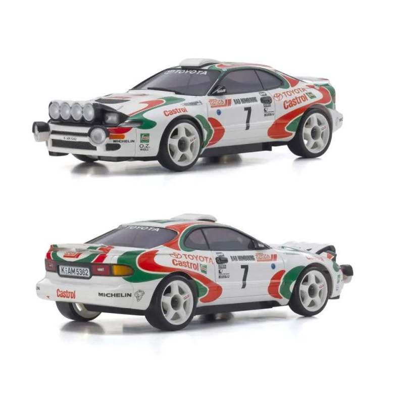 Kyosho MZP481JK Toyota Celica Turbo 4WD No.7 WRC 1993 Auto Scale Body