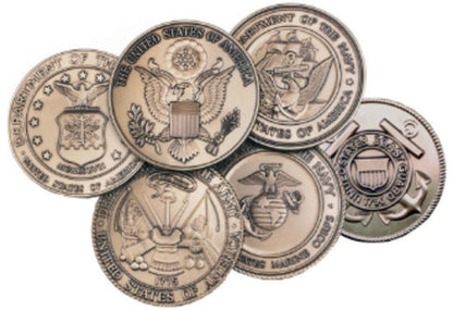 Marine Corps Brass service medallion