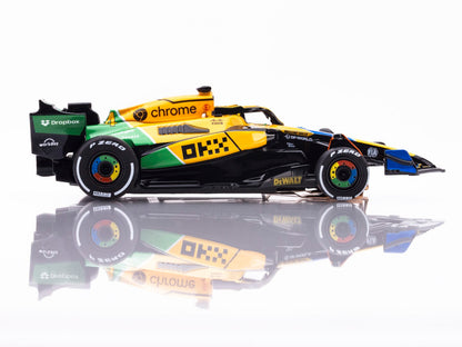 AFX 22120 McLaren F1 MCL38 #4 Lando Norris Ayrton Senna 2024 HO Slot Car