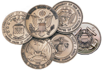 Army Service Medallion, Brass Army Medallion