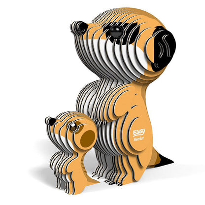 Meerkat 3D Cardboard Model Kit Eugy