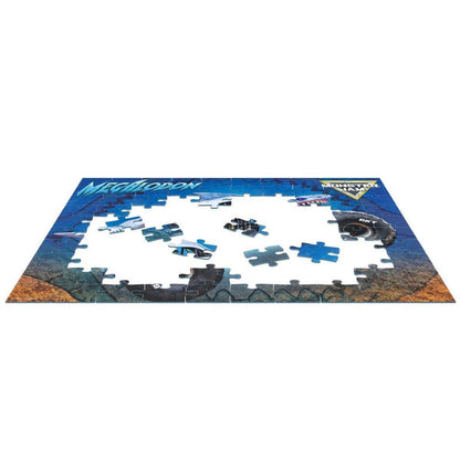 Megalodon Monster Jam Lunch Bag & 100 Piece Jigsaw Puzzle Eurographics