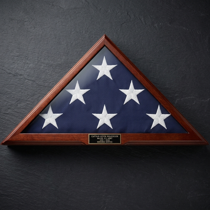 Flags Connections Veteran Flag Case, Veteran Flag Display Case