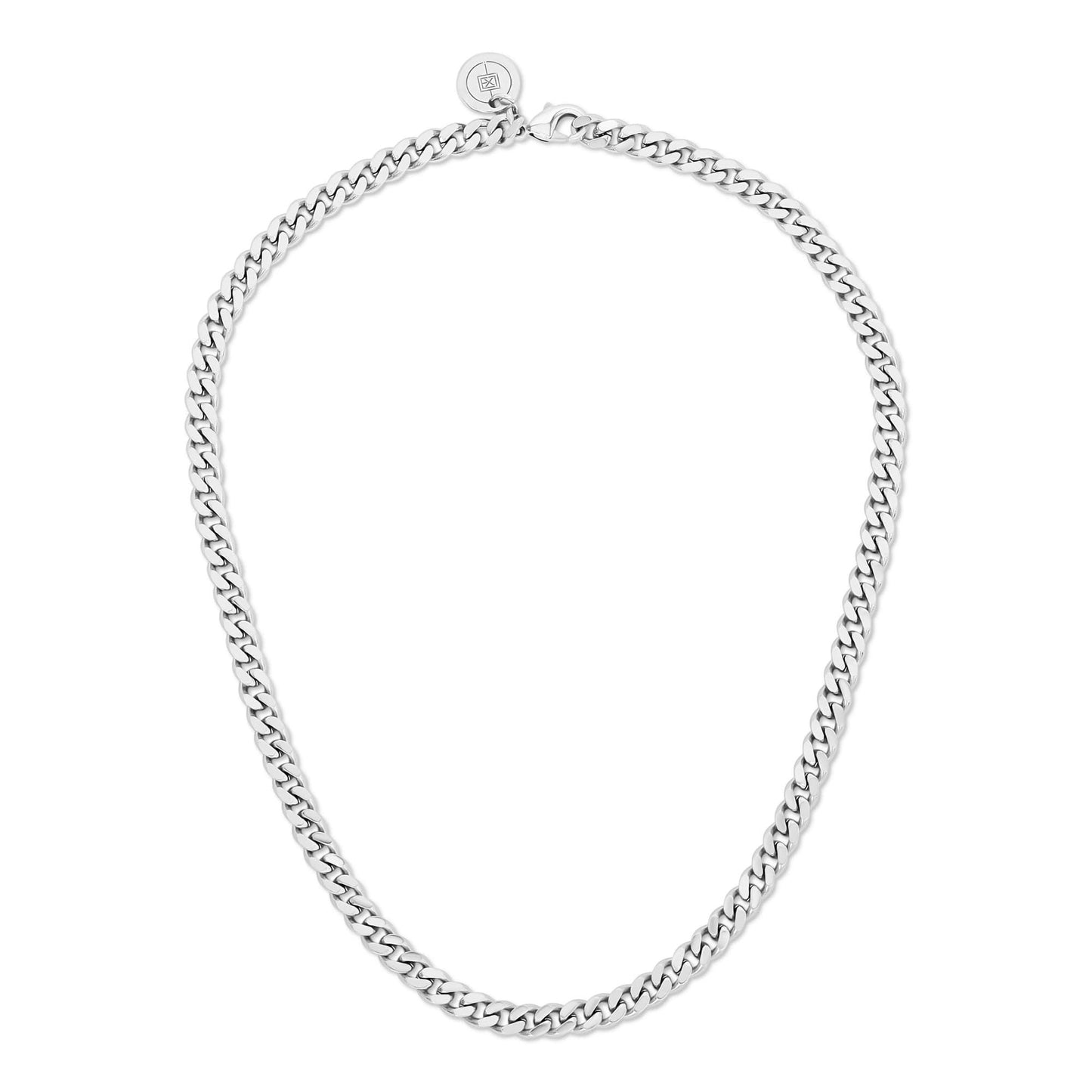 Micro Link Curb Chain Necklace by eklexic jewelry