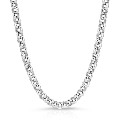 Micro Royal Rolo Chain Necklace by eklexic jewelry