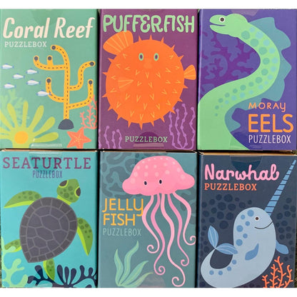 Mini Aquatic Brainteaser Puzzles 6 Piece Set Project Genius