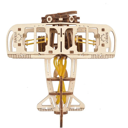 Mini Biplane 3D Wood Model Kit UGEARS