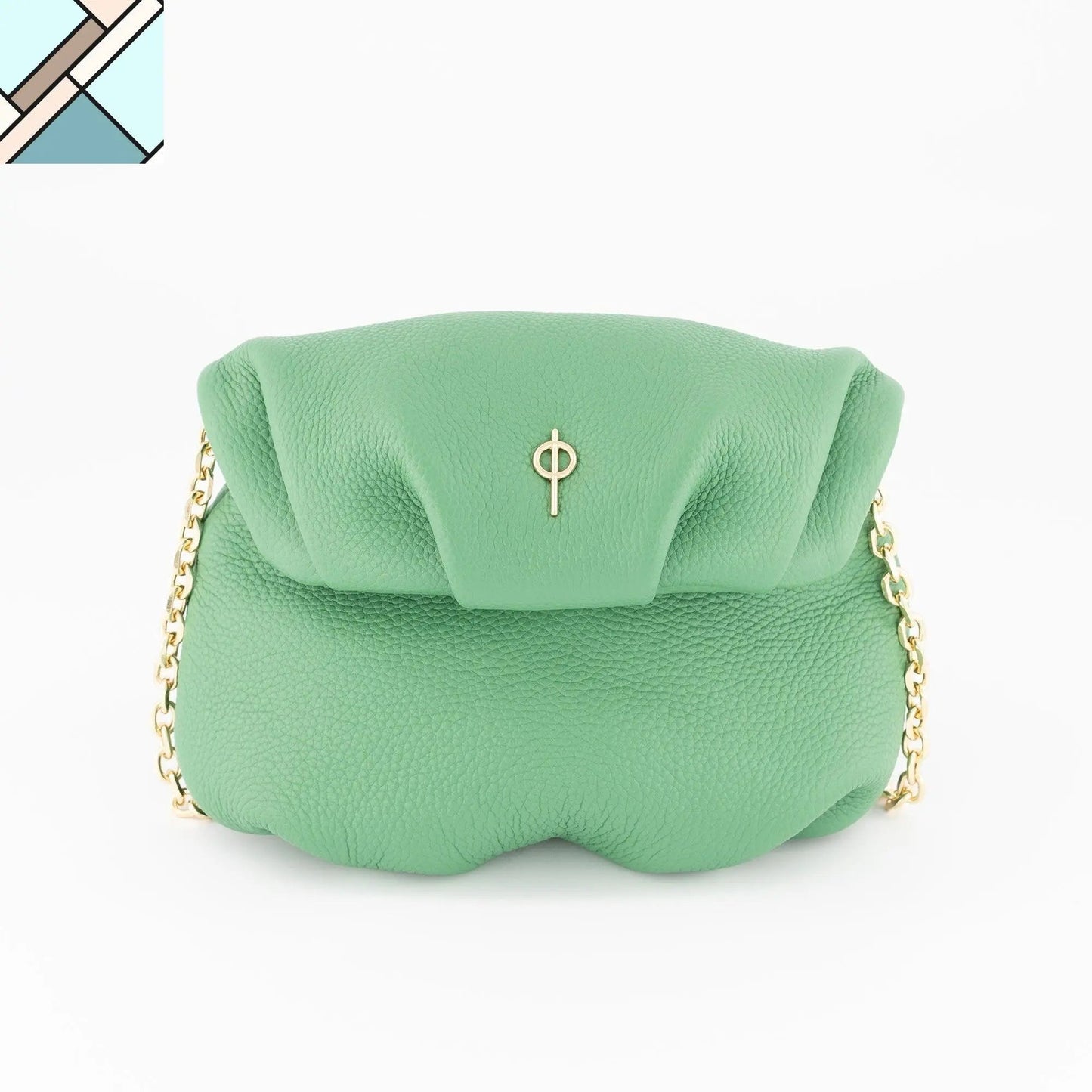 Mini Leda Floater Handbag Yellow by Ladiesse