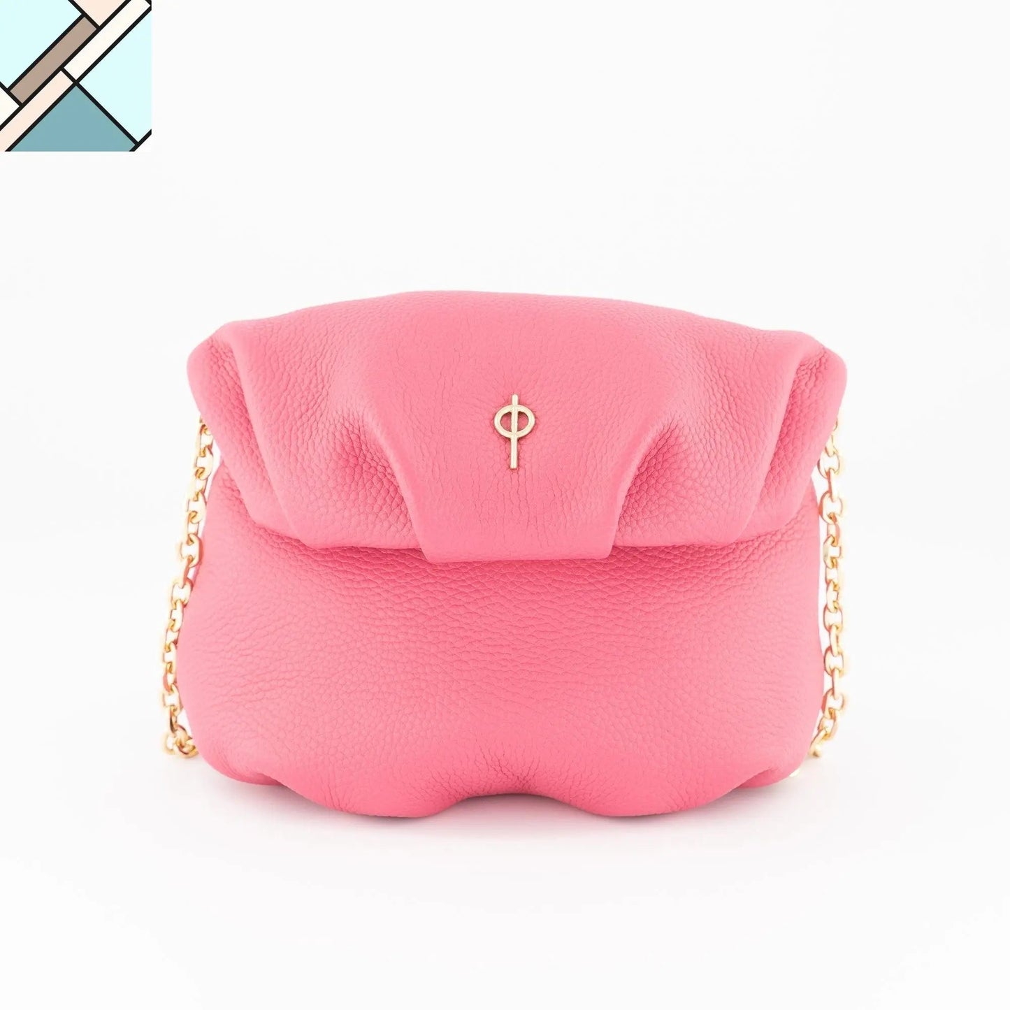 Mini Leda Floater Handbag Yellow by Ladiesse