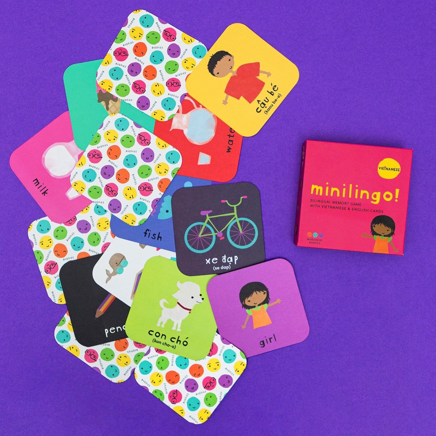 Minilingo, English/Vietnamese Flashcards by Worldwide Buddies