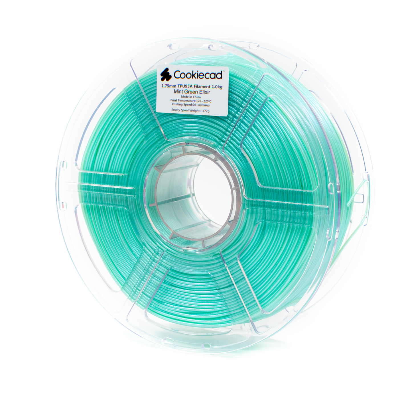 TPU Mint Green Elixir TPU Filament 1.75mm, 1kg